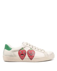Gucci X Off White New Ace Graphic Print Sneakers