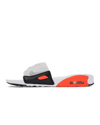 Nike White And Pink Air Max 90 Slides