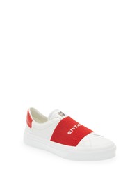 Givenchy City Sport Slip On Sneaker In Whitered At Nordstrom