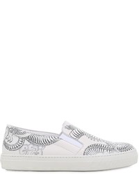 Tod's 20mm Double T Tattoo Leather Sneakers