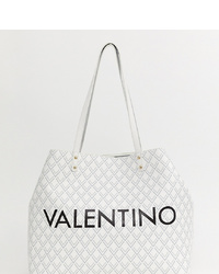 Valentino by Mario Valentino Geometric Print Branded Shopper Bag