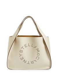 Stella McCartney Medium Perforated Logo Faux Leather Tote