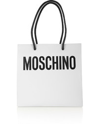 Moschino Printed Leather Tote