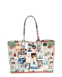 Christian Louboutin Small Cabata Collage Patent Leather Tote