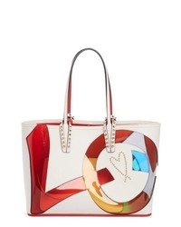 Christian Louboutin Small Cabata Love Embellished Leather Tote