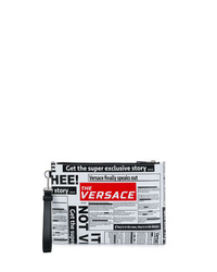Versace Logo Newspaper Clutch