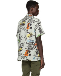 Ps By Paul Smith Off White Duck Egg Shirt