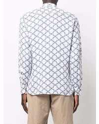 PENINSULA SWIMWEA R Pattern Print Linen Shirt