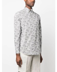 Etro Zebra Print Linen Shirt