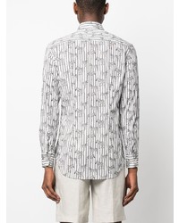 Etro Zebra Print Linen Shirt