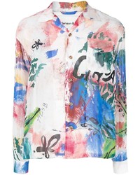 Andersson Bell Abstract Print Buttoned Shirt