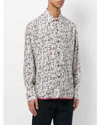 Lanvin Abstract Print Casual Shirt