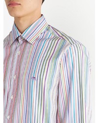 Etro All Over Stripe Print Shirt