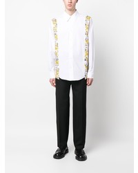 VERSACE JEANS COUTURE Baroque Panelled Long Sleeve Shirt