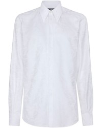 Dolce & Gabbana Baroque Print Long Sleeve Shirt