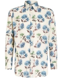 Etro Botanical Print Cotton Shirt