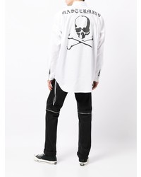 Mastermind Japan Button Up Skull Print Shirt