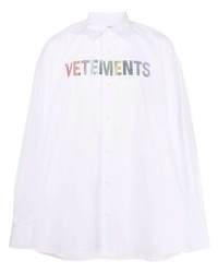 Vetements Chest Logo Long Sleeve Shirt