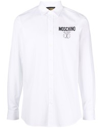 Moschino Chest Logo Print Detail Shirt