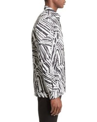 Versace Collection Slim Fit Allover Print Sport Shirt