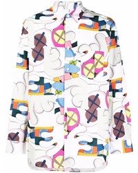 Comme Des Garcons SHIRT Comme Des Garons Shirt Graphic Print Shirt