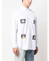 Comme Des Garcons SHIRT Comme Des Garons Shirt Motif Print Cotton Shirt