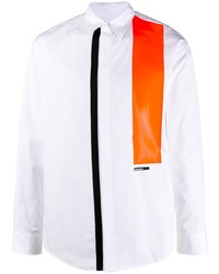 DSQUARED2 Contrast Panel Long Sleeve Shirt