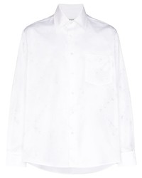 Marine Serre Crescent Moon Tonal Print Shirt