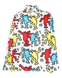 Études Etudes X Keith Haring Illusion Graphic Print Shirt