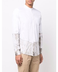 Daniele Alessandrini Faded Effect Long Sleeve Shirt