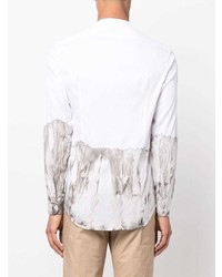 Daniele Alessandrini Faded Effect Long Sleeve Shirt