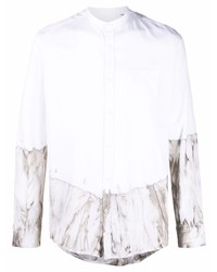 Daniele Alessandrini Faded Effect Long Sleeve Shirt