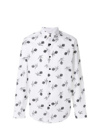 Theory Feather Print Shirt