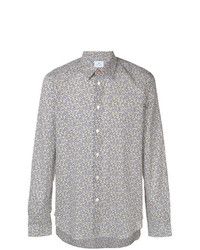 Ps By Paul Smith Fig Leaf Print Shirt