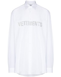 Vetements Glitter Logo Shirt