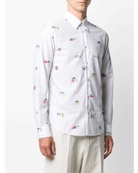 Paul Smith Graphic Print Buttoned Shirt
