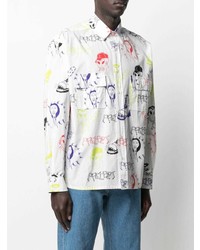 PACCBET Graphic Print Cotton Shirt