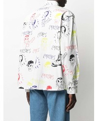 PACCBET Graphic Print Cotton Shirt