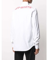 Off-White Graphic Print Long Sleeve Shirt