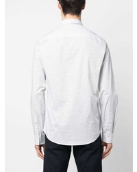 Armani Exchange Graphic Print Long Sleeve Shirt