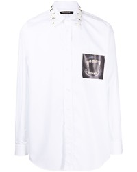 Roberto Cavalli Graphic Print Long Sleeve Shirt