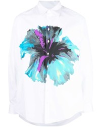 DSQUARED2 Graphic Print Long Sleeve Shirt