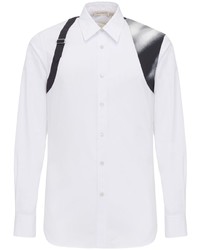 Alexander McQueen Graphic Print Panel Harness Shirt