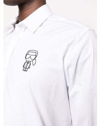 Karl Lagerfeld Karl Print Long Sleeve Shirt