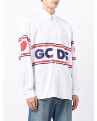 Gcds Logo Print Cotton Shirt