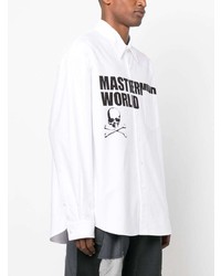 Mastermind Japan Logo Print Cotton Shirt