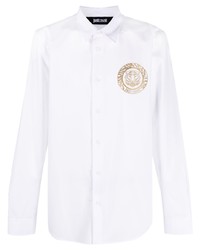Just Cavalli Logo Print Cotton Shirt