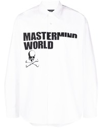 Mastermind Japan Logo Print Cotton Shirt