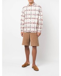 Marni Logo Print Long Sleeve Shirt