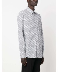 Karl Lagerfeld Logo Print Long Sleeve Shirt